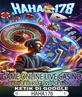 HAHA178 : Situs Link Daftar Live Casino Online Terpercaya